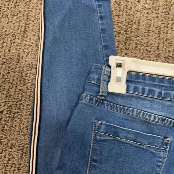 IRIS Jeans Los Angelos High Waist Side Striped  9 - Picture 7 of 15